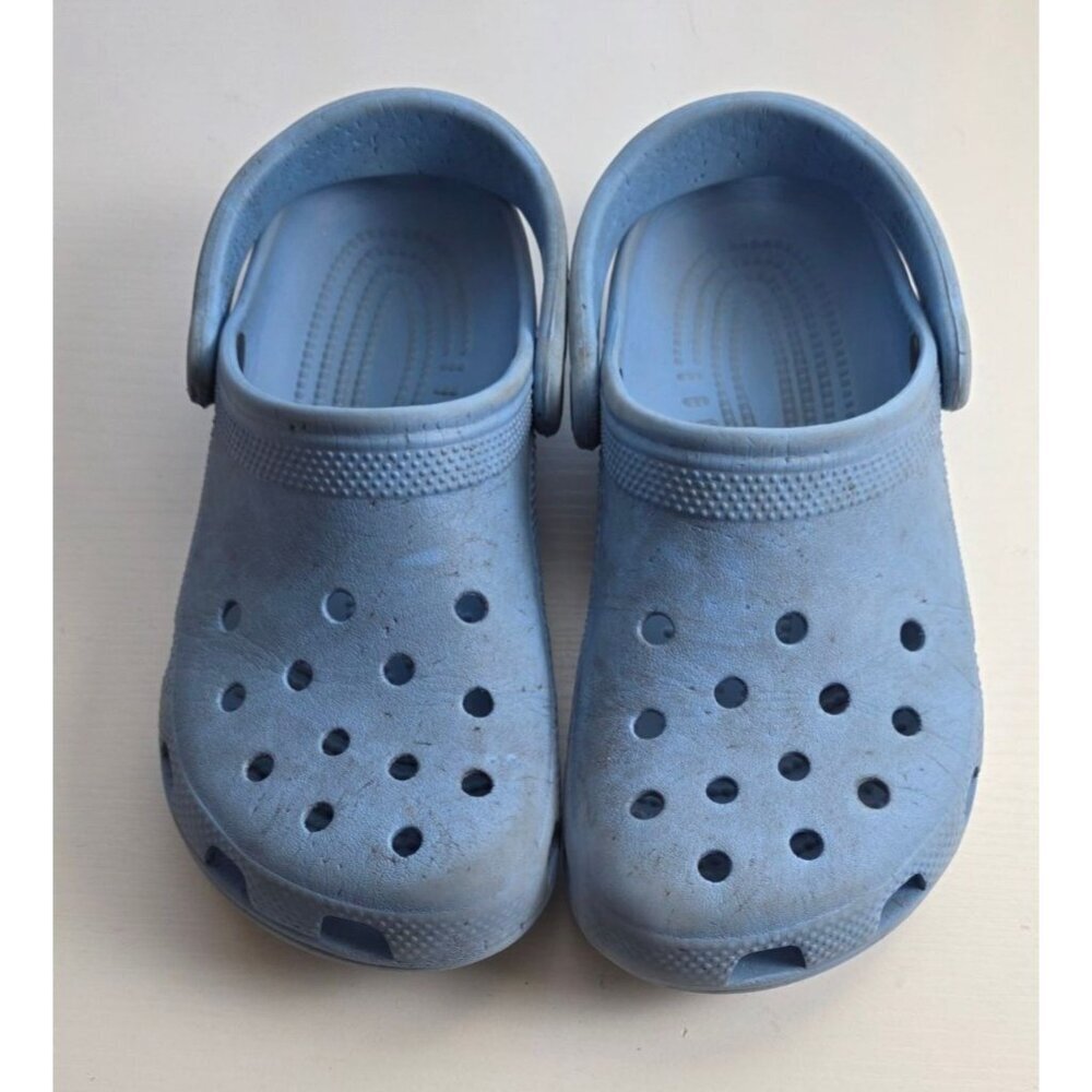 Blue Calcite unisex Crocs Classic Clogs size 4